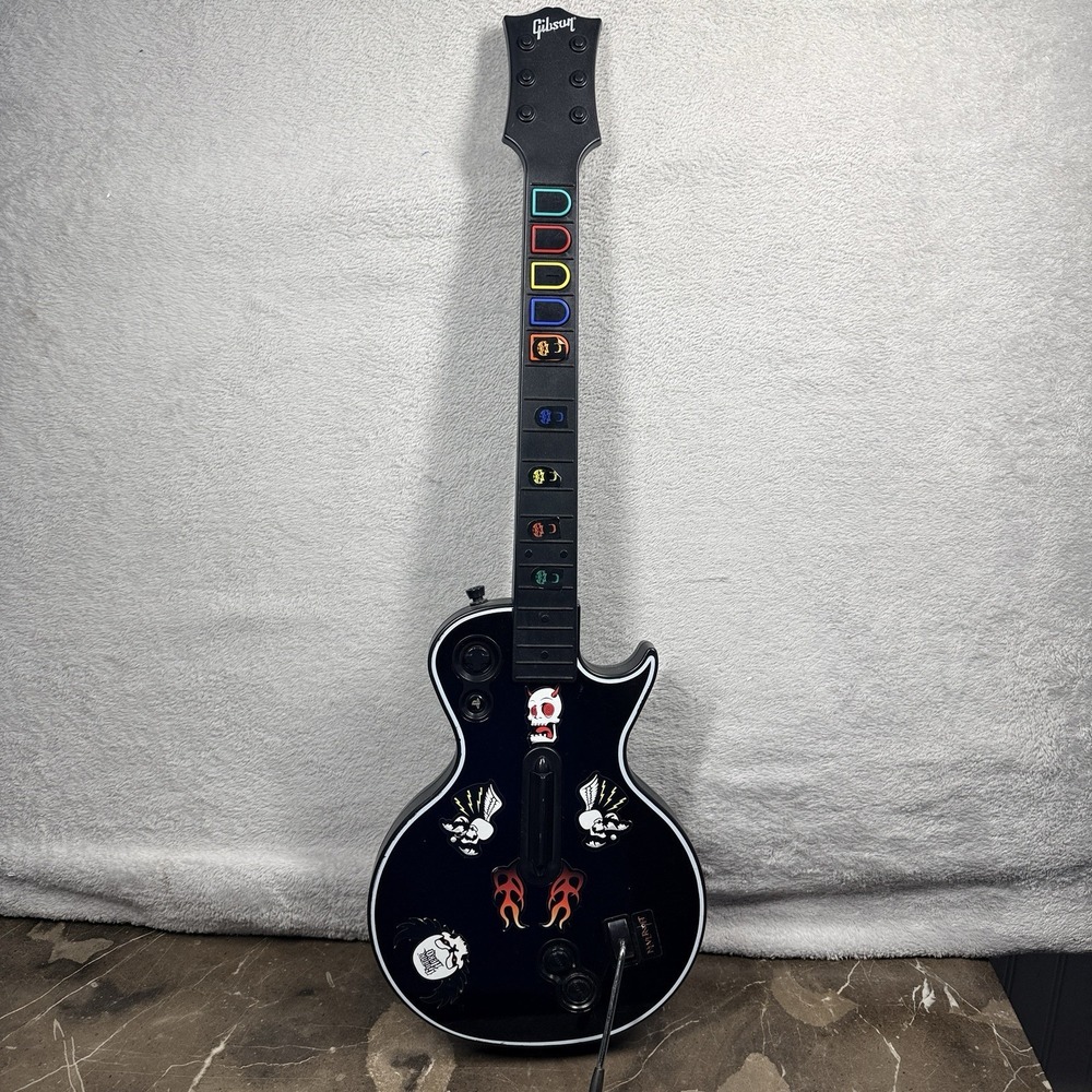 Guitar Controller Gibson Les Paul Guitar Hero For PS3 Scuffs No Doggle Untested